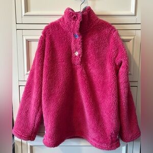 Joules Bright Pink Kids Fleece Pullover